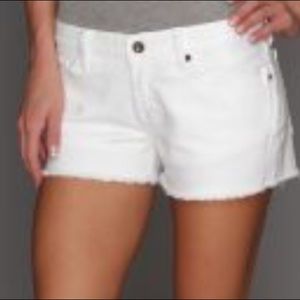 Lucky Brand white denim Riley shorts